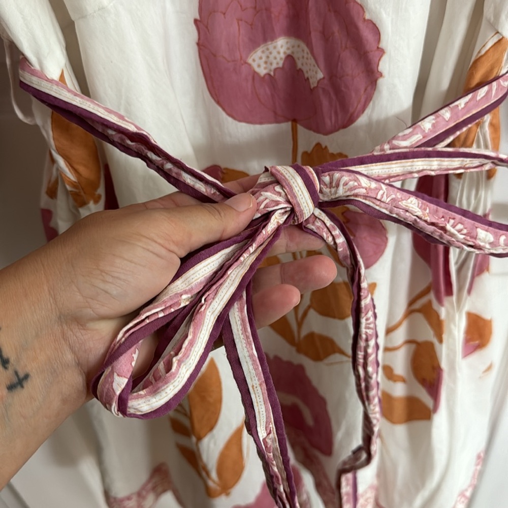 Anthropologie Sue Sartor flounce shorty dress L - Picture 10 of 16